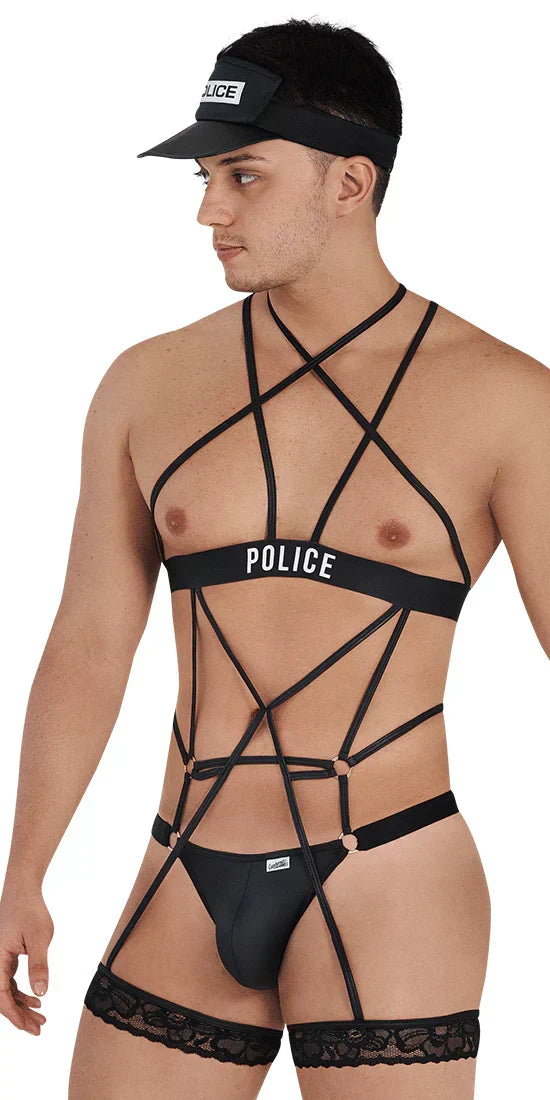 Candyman Police Costume Outfit Black