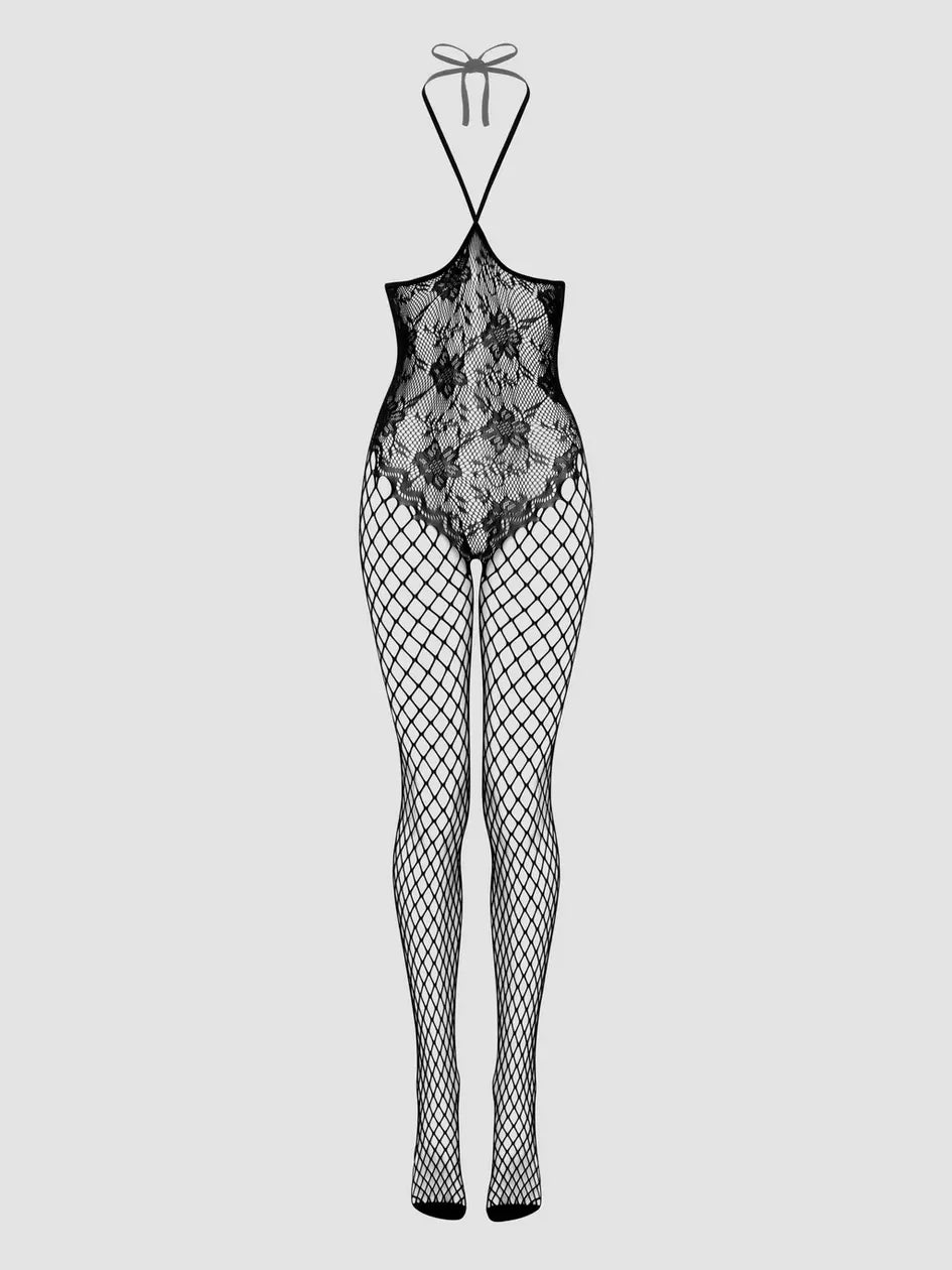 Lovehoney Plus Size Treasure Chest Fishnet Crotchless Bodystocking