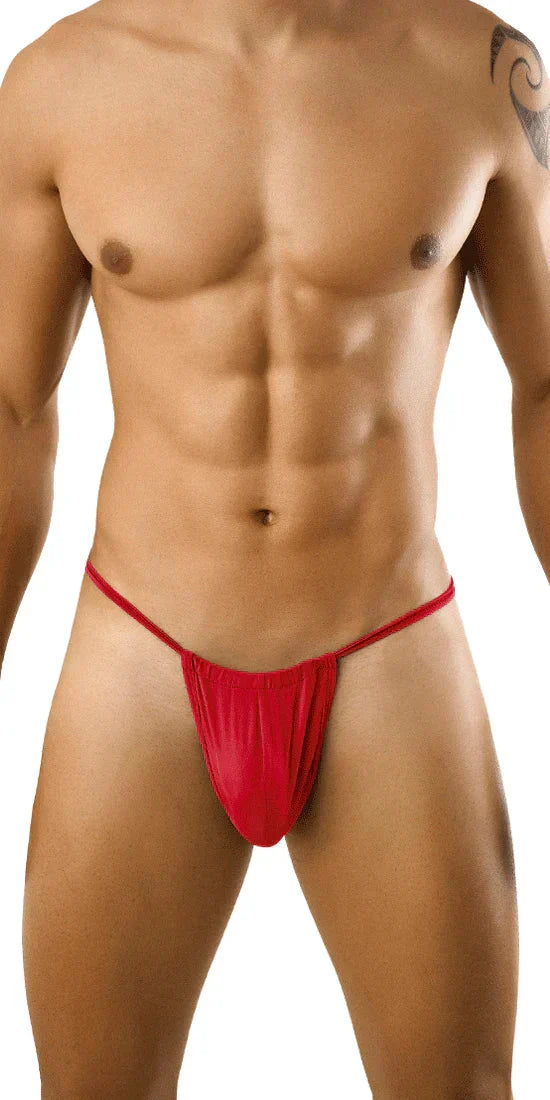 Candyman Thongs Red and  Beige