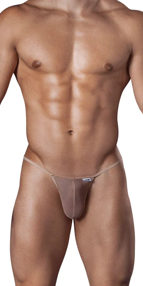 Candyman Thongs Red and  Beige