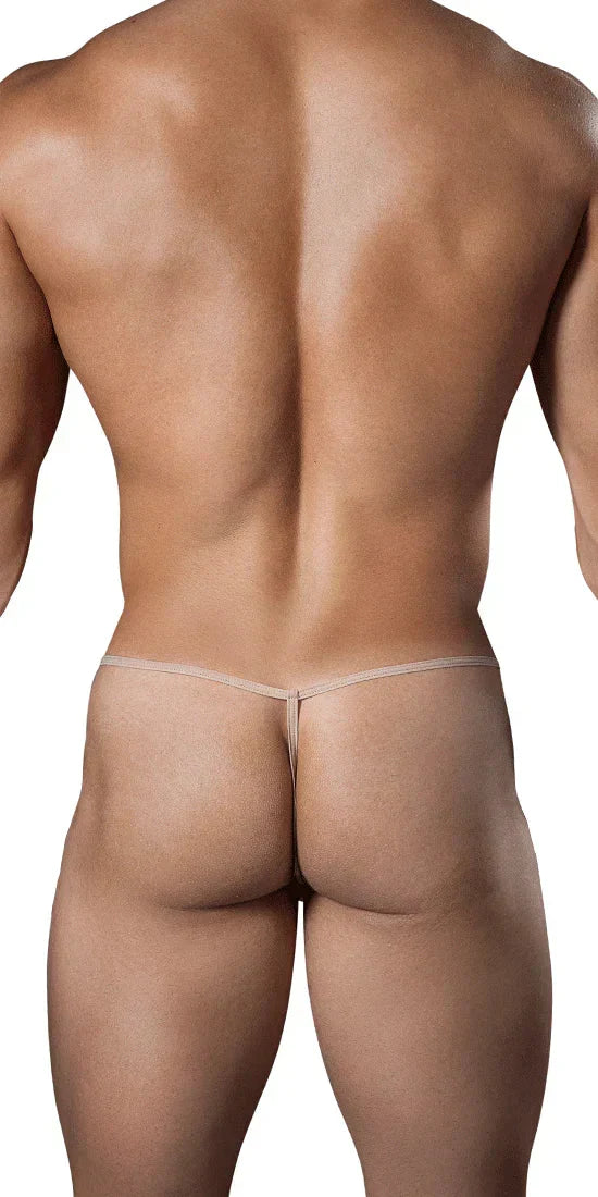 Candyman Thongs Red and  Beige