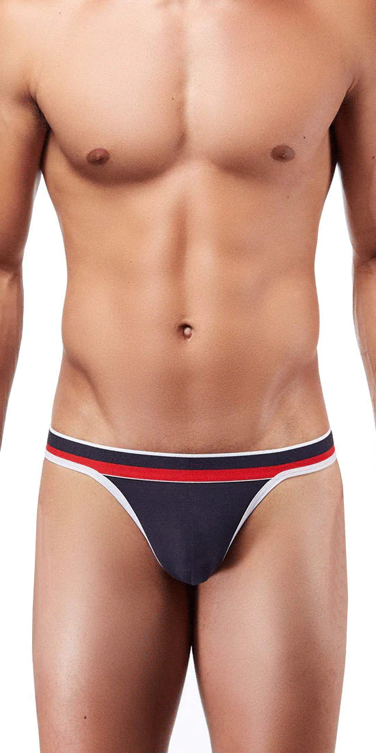Doreanse metro thong in navy blue