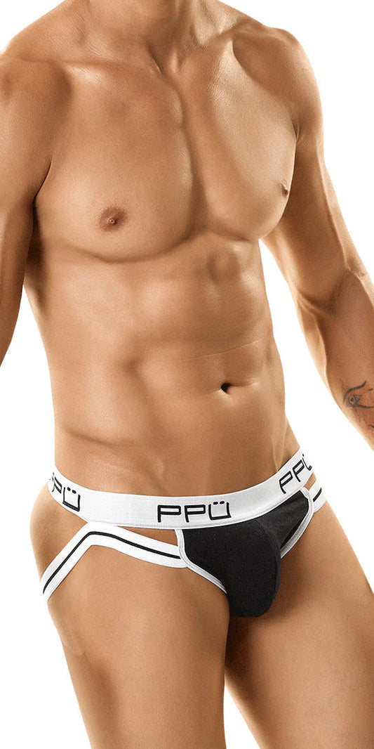 Jockstrap White-black