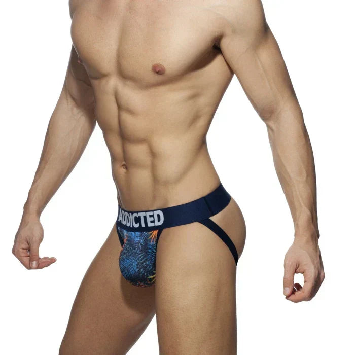 Pack Of 3  tropical mesh bikini push up Type 1