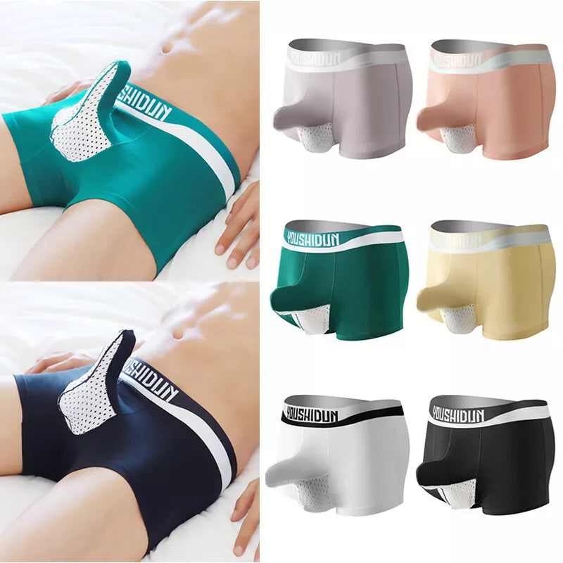 6 pack Mens Boxer Briefs Shorts Elephant Nose Trunks Underwea