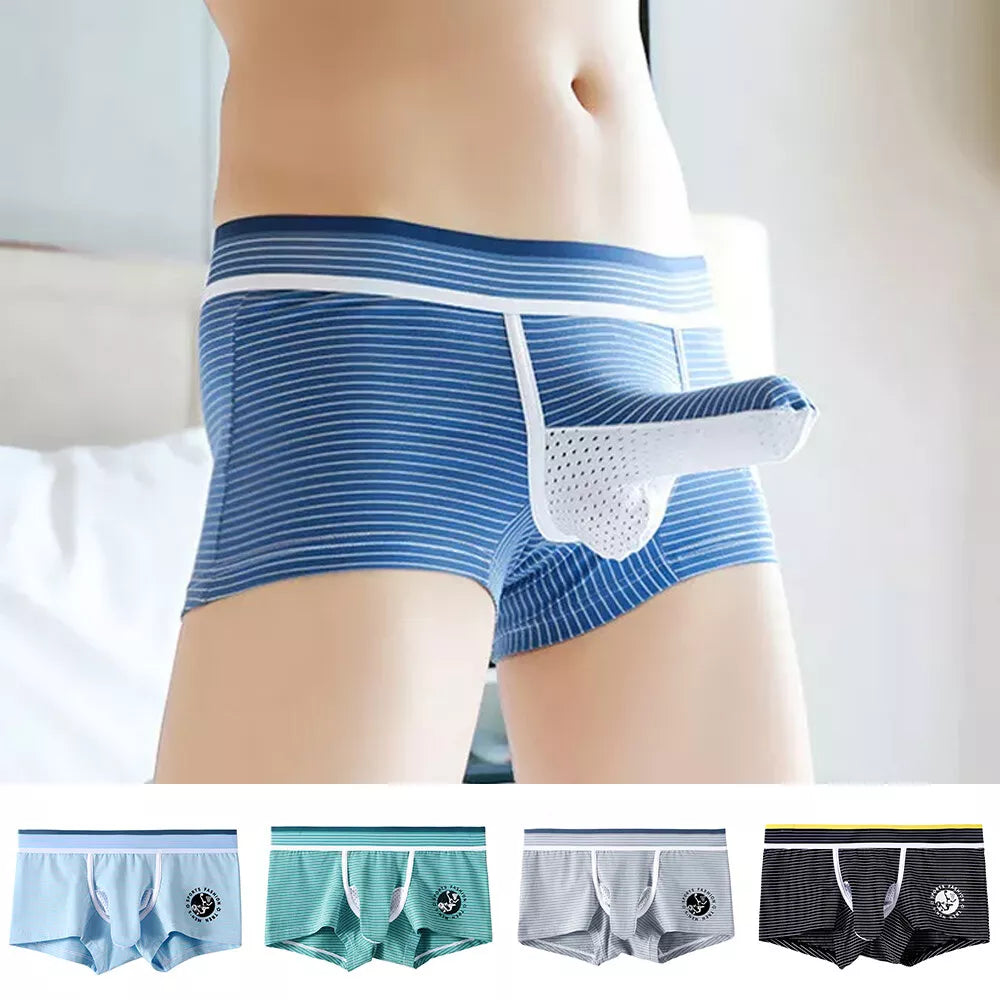 Pack of 5 Big Pouch Panties Separate Elastic Lingerie
