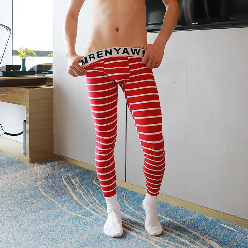 Men's Thermal Underwear Pants Winter Warm Long Johns Leggings Base Layer Bottoms
