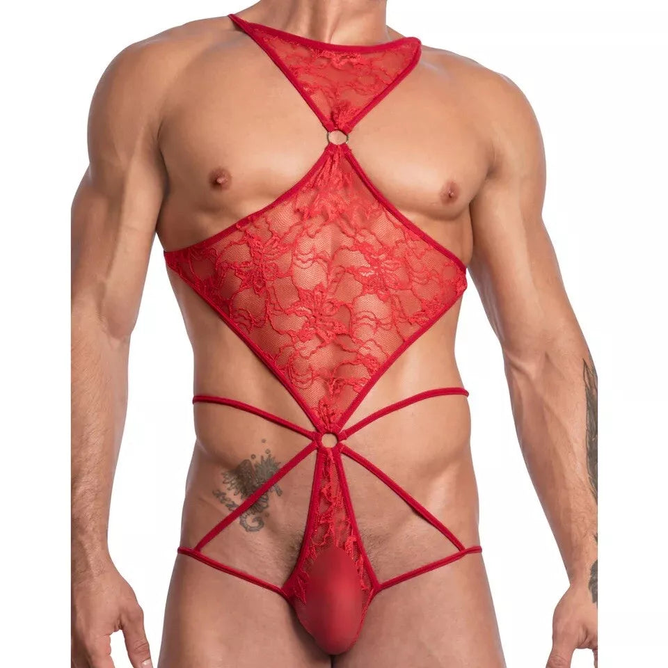 Secret male See Through Bodysuit Size