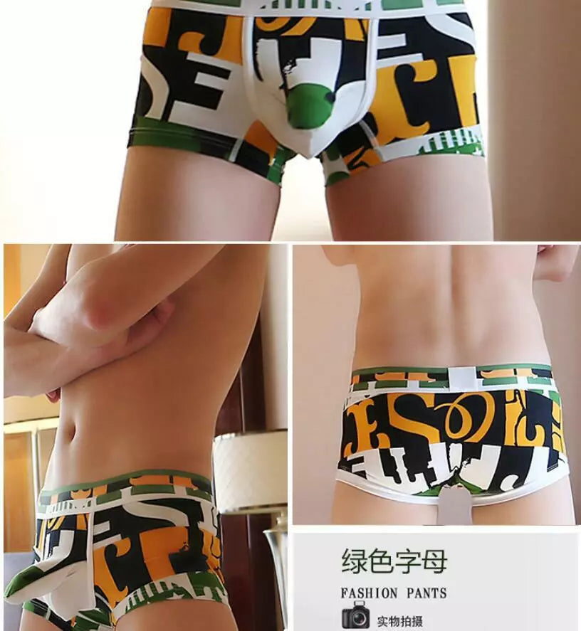 Elephant Poych U Convex Boxer Briefs Sexy Cotton Comfortable Underwear