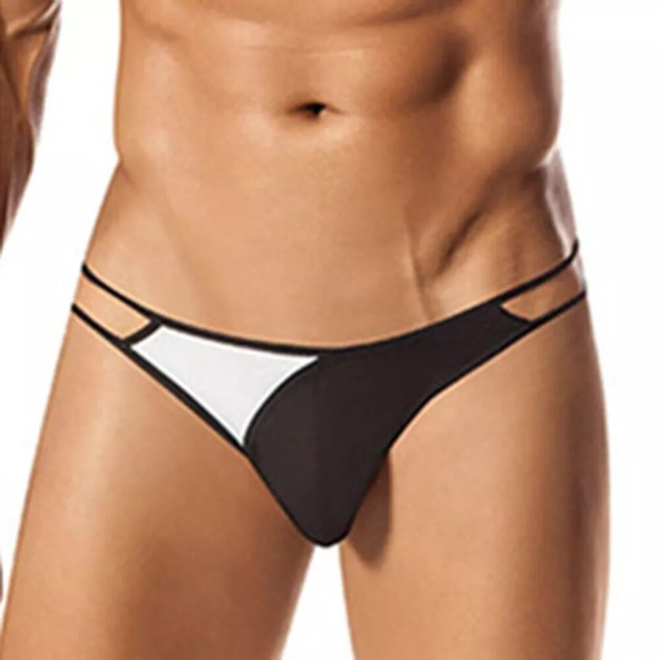 Briefs Lingerie Underpant Bikini Men Pouch Low Rise Sexy Thongs T Back Underwear