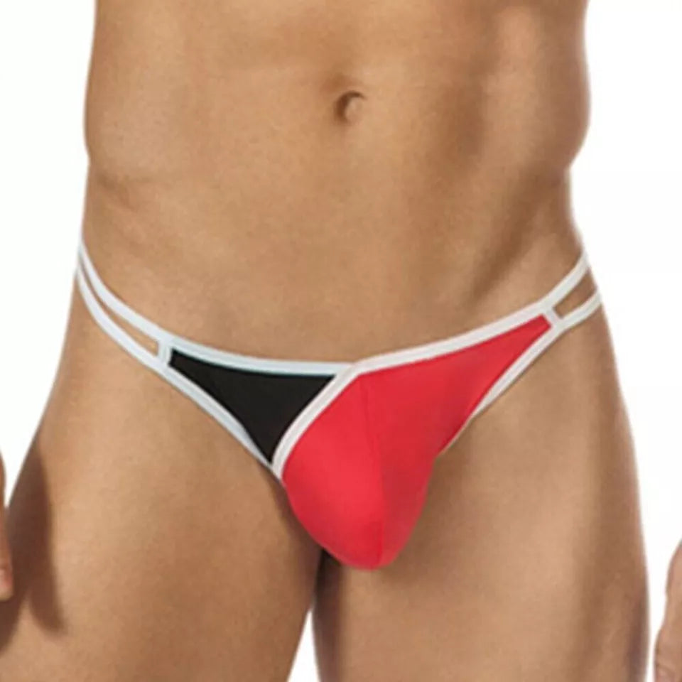 Briefs Lingerie Underpant Bikini Men Pouch Low Rise Sexy Thongs T Back Underwear